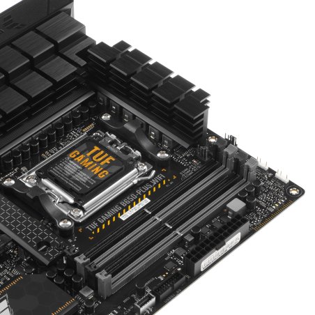 Материнская плата ASUS TUF GAMING B650-PLUS WIFI, AM5, AMD B650, 4xDDR5, 4xSATA, 3xM.2, 1xPCI-E 4.0 x16, 1xPCI-E 4.0 x4, 2xPCI-E x1, 1xHDMI, 1xDP, 1x 2.5Gb LAN, 2xUSB-A 3.2 Gen 2, 4xUSB-A 2.0, 1xUSB-C 3.2 Gen 2, 5x3.5 мм, 7.1, ATX