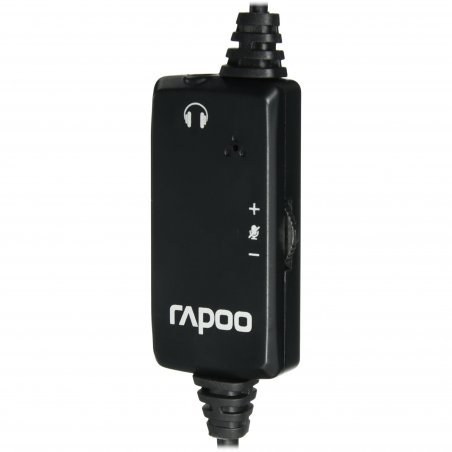 Гарнитура Rapoo H120 чёрный, проводная, USB