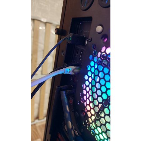 Патч-корд Vention прямой SFTP cat.6A, RJ45 - 0,5м. Серый