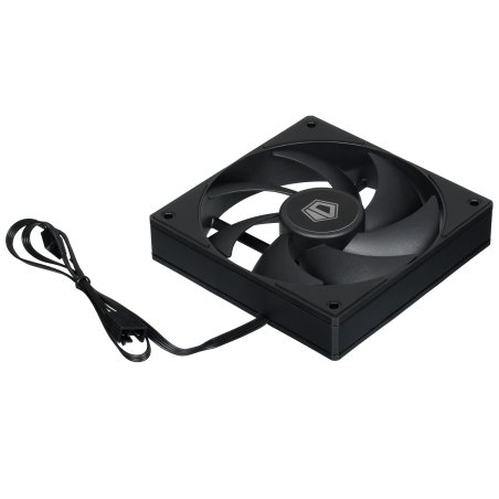 Вентилятор для корпуса ID-Cooling AF-125-K черный, 120 мм, 2000 об/мин, 29.85 дБ, 4 pin