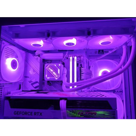 Жидкостная система охлаждения GIGABYTE Gaming GME 360 ARGB черный, алюминий/медь, 2200 об/мин, 35.8 дБ, 4 pin