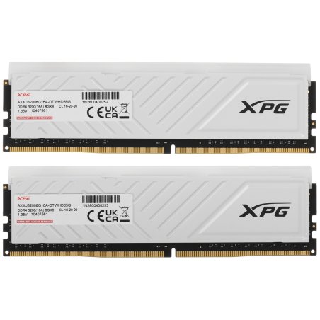 Память DDR4 2x8GB 3200MHz A-Data AX4U32008G16A-DTWHD35G XPG Spectrix D35G RGB RTL Gaming PC4-25600 CL16 DIMM 288-pin 1.35В single rank с радиатором Ret