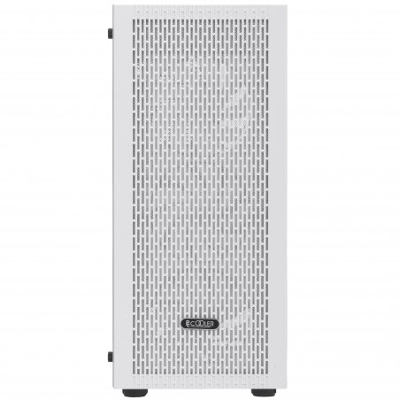 Компьютерный корпус без блока питания PCCOOLER MA100 MESH WH, Mesh Mid Tower, White, TG, 0.4 SPCC, 3x120мм ARGb ATX, mATX, mITX 160/310/180мм 2x2.5", 2x3.5", 7xPCI 1xUSB-A 3.0, 2xUSB-A 2.0 360x200x446mm