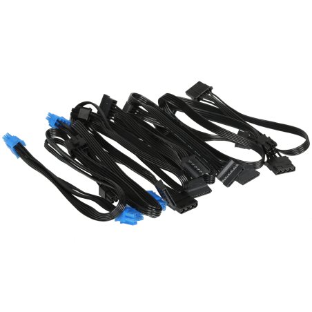 Блок питания ExeGate 900PPX (EX222114RUS), 900Вт, 80 PLUS Bronze, 140мм, модульный, черный