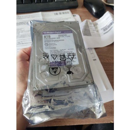 Жесткий диск Western Digital 8Tb Purple SATA III, 5640- rpm, 256Mb, 3.5"