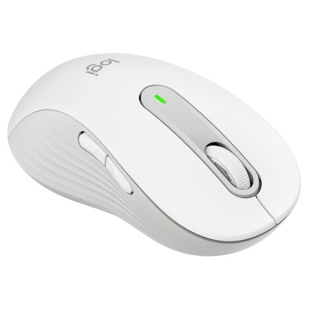 Мышь беспроводная Logitech Signature M650 L белый, 4000 dpi, радиоканал, Bluetooth, USB, кнопки - 5