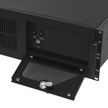 Серверный корпус ExeGate Pro 4U450-17 (RM 19", высота 4U, глубина 450, БП 1100ADS, 2*USB)