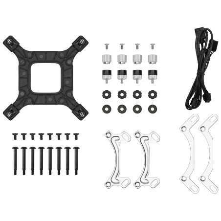 Система водяного охлаждения Deepcool LE240 PRO ARGb Soc-AM5/AM4/1200/1700/1851 черный 4-pin 28.2-33dB Al 280W 1347gr Ret (R-LE240PRO-BKAMMC-G-1)