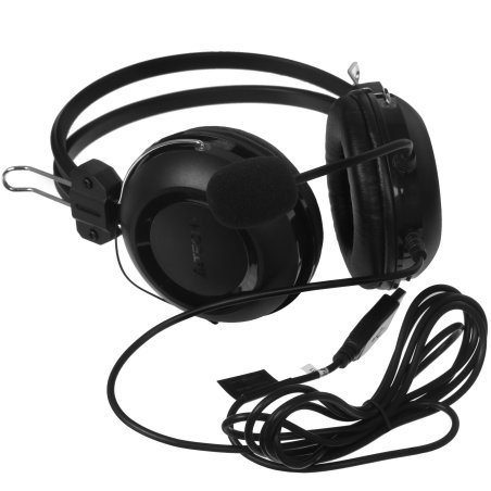 Наушники с микрофоном A4Tech HU-35 черный 2м накладные USB оголовье