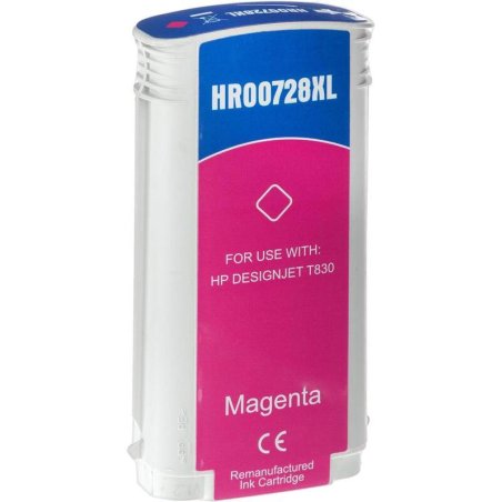 Картридж струйный HP 728 с пурпурными чернилами для принтеров Designjet, 130 мл