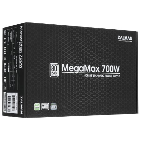 Блок питания Zalman ZM700-TXII V1/V2 RTL, 700Вт, 80 PLUS, 120мм, черный