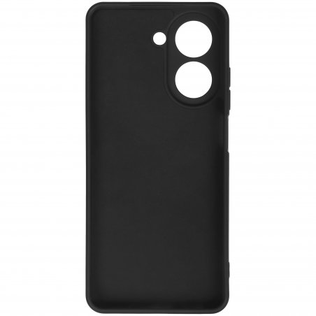 Чехол (клип-кейс) BoraSCO для Xiaomi Redmi 10A Microfiber Case черный (70448)