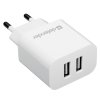 Сетевой адаптер Defender 2xUSB, 2.1А, белый (UPA-22)