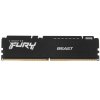 Оперативная память Kingston Fury Beast, DDR5, 16Gb (1x16Gb), 6000MHz, CL30, DIMM, с радиатором, черный