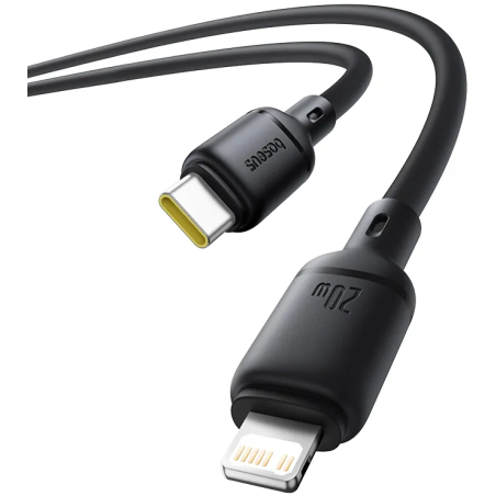 Baseus Silky Series Fast Charging Cable Type-C to iP 20W 1m Cluster Black P10377700113-00