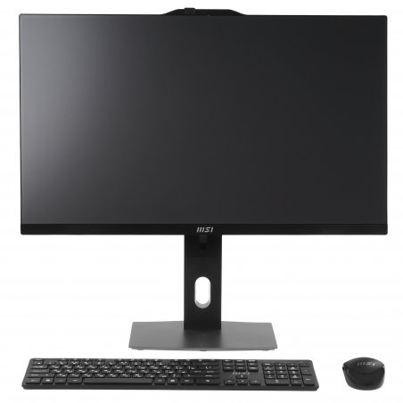 Моноблок MSI Modern AM272P 1M AiO 27" FHD(1920x1080)IPS AG Non-touch, Core i5-120U (1.4GHz), 16Gb DDR5(2x8GB),512Gb SSD M.2,Intel UHD,WiFi,BT,camera,WirelessKB&mouse Eng/Rus,NoOS,1y war-ty,черный (9S6-AF8231-890)
