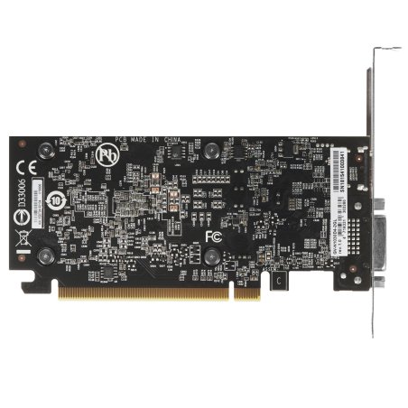 Видеокарта Gigabyte GV-N1030D4-2GL NVidia GeForce GT 1030, 2Gb DDR4/64-bit, PCI-Ex16 3.0, DVI-Dx1, HDMI2.0bx1, LP, 2-slot cooler, Retail