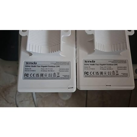 Наружная гигабитная точка доступа Tenda O6, 5 ГГц, до 867 Мбит/с, антенна 1x16dBi, IP65, PoE, LAN 1x1 Gbит/с