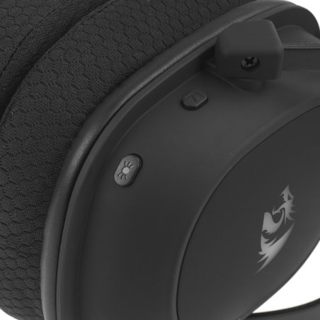 Игровая беспроводная гарнитура REDRAGON ZEUS PRO чёрная (Bluetooth, 53 мм, 7.1, RGB подсветка)