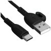 Дата-кабель USB 3.0A для Type-C Borofone BX91 ПВХ 1м (Black)