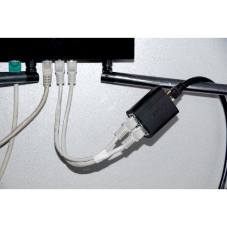 Патч-корд медный UTP Cablexpert PP10-3M/BK кат.5e, 3м, литой, многожильный, черный