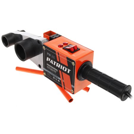 Сварочное оборудование, Инверторы PATRIOT PW 205 170302010 Аппарат для сварки пластиковых труб PATRIOT, 2000W, 6 насадок, резак для труб, перчатки, рулетка, кейс металл.