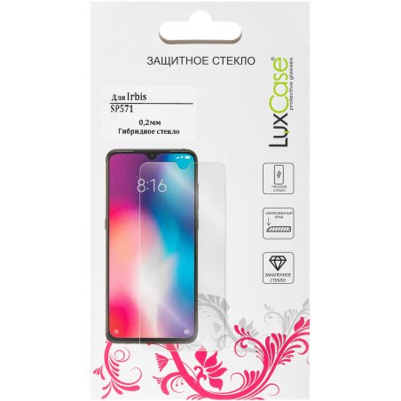 Защитное стекло для экрана LuxCase для ZTE Blade L8/L9 100 х 180 мм, прозрачный, 1 шт, прозрачный 83244