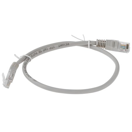 Пaтч-корд U/UTP Rexant, кат.5e, RJ45-RJ45, неэкранированный, LSZH серый, 0,5м