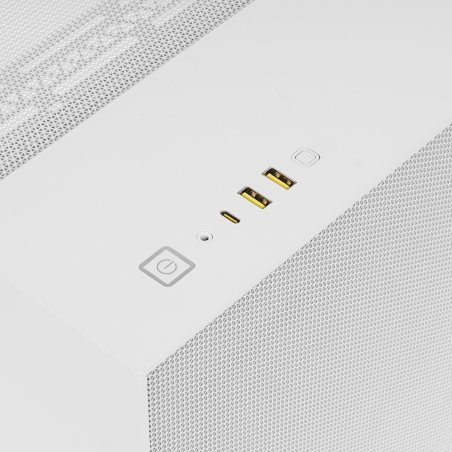 Компьютерный корпус без блока питания Case Corsair iCUE LINK 2500X RGb, Midi-Tower, TG, 2x120мм RGb, 2xUSB-A 3.2, 1xUSB 3.2 Type-C, mATX, mITX белый