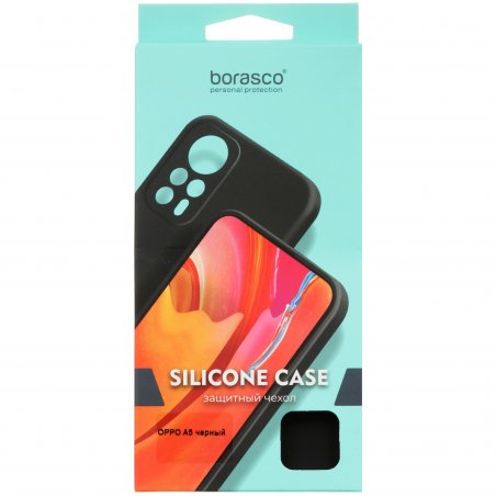 Чехол (клип-кейс) BoraSCO для Oppo A58 4G 72487 черный
