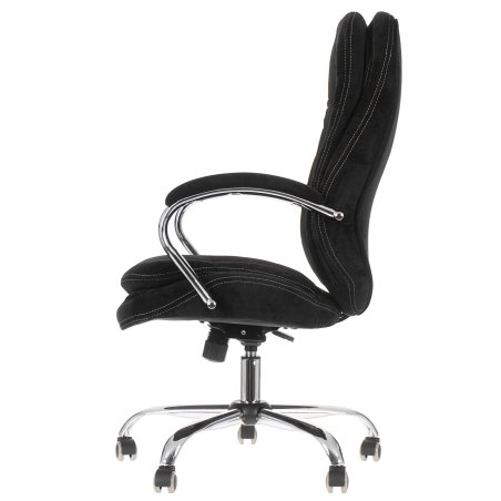 Кресло руководителя Бюрократ T-9950SL Fabric черный Light-20, крестовина металл хром