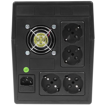 Источник бесперебойного питания Powerman UPS Back Pro 1500 black (линейно-интерактивный, 1500VA, 900W, 4xEURO) (6117061)