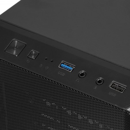 Компьютерный корпус Aerocool/Formula V Line CS-107 Plus mATX USB 3.0x1/USB 2.0x1/audio черный