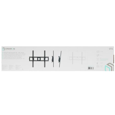Кронштейн ONKRON UT4 для телевизора 55"-100" наклонный, черный