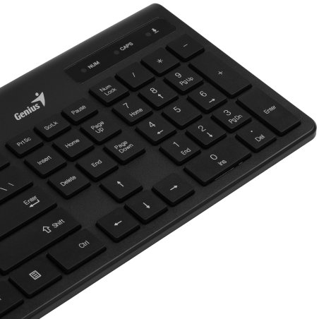 Клавиатура проводная Genius SlimStar 230II 31310048402, USB, черный