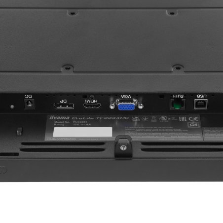 Монитор 21.5" Iiyama ProLite T2252MSC-B2 IPS 1920x1080, 60 Гц, 5 мс, 16:9, 250 кд/м2, 1хHDMI, 1хDP, 2xUSB, черный