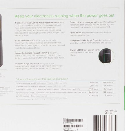 Источник бесперебойного питания APC Back-UPS BX1600MI-GR 900Вт 1600ВА черный