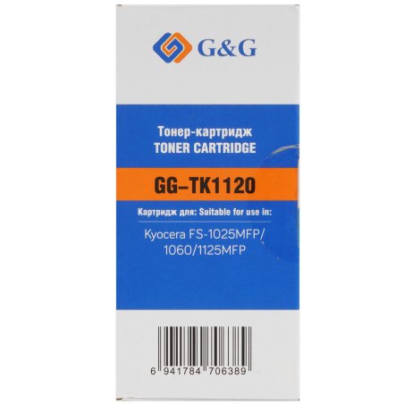 Картридж лазерный G&G GG-TK1120 черный (3000стр.) для Kyocera FS-1025MFP/1060/1125MFP