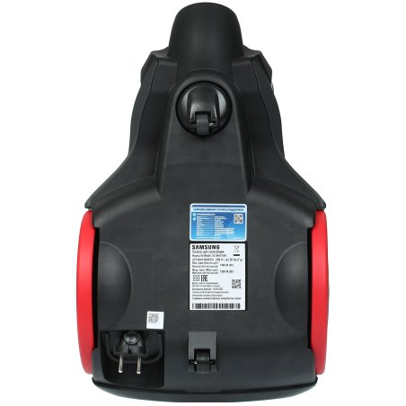 Пылесос Samsung VC15K4116VR/EV красный/черный, 390/1500 Вт, уборка сухая, пылесборник контейнер 1.3 л