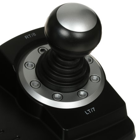 Руль черный Sven GC-W600 (виброотдача, педали, джойстик, 12 кн., USB)