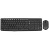 Комплект клавиатура+мышь Logitech MK235 беспроводной, USB, 1000 DPI, серый