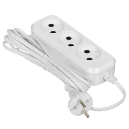 Сетевой удлинитель Buro BU-PSL3.3/W 3 м (3 розетки) белый (пакет ПЭ)