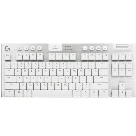 Клавиатура беспроводная Logitech G715 TKL Tactile LIGHTSPEED, USB, Bluetooth/Радиоканал, белый