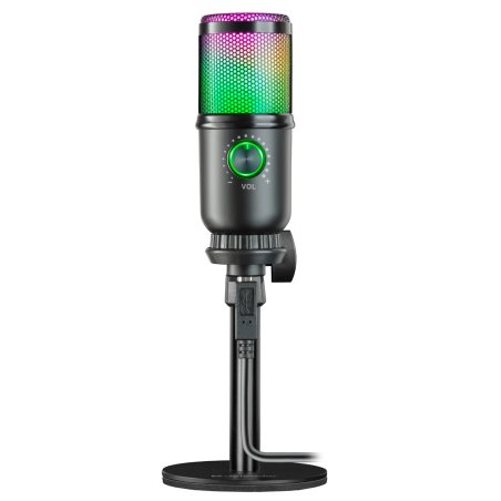 Игровой стрим микрофон Defender Glow GMC 400 USB, провод 1.3 м