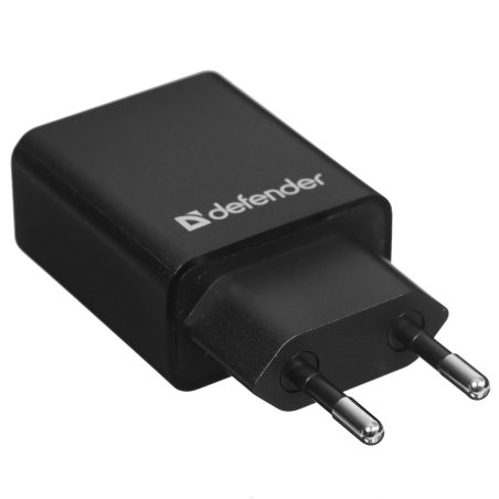 Сетевой адаптер Defender 1xUSB, 5V/2.1А, пакет, черный (EPA-10)