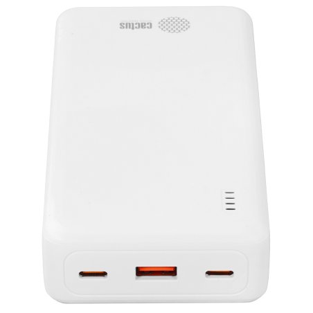 Портативный аккумулятор Cactus CS-PBFSEA-20000 20000mAh 4.5A USB-A/2xUSB-C белый