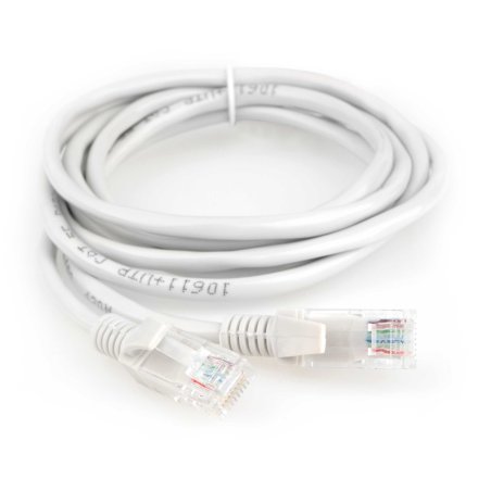 Патч-корд Гарнизон PC-UTP-5e-1.5 кат.5e UTP 1.5м, литой, многожильный (серый)