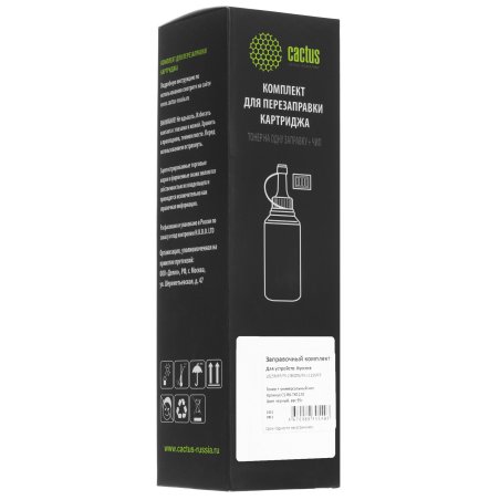 Тонер Cactus CS-RK-TK1120 черный флакон 95гр. (в компл.:чип) для принтера Kyocera FS-1025/1060/1125