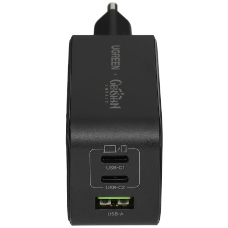 Сетевое зарядное устройство UGREEN X753 (25356)Nexode Pro 65W Ultra Slim USB-A+2*USB-C GaN Tech Fast Charger EU. Цвет: серый