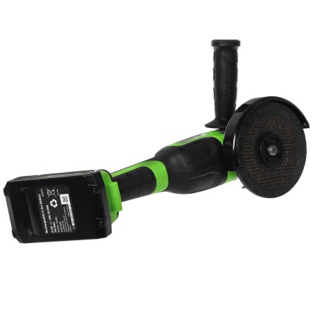 Угловая шлифовальная машина Greenworks 24В, аккумуляторная Greenworks (В комплекте с АКБ 2А·ч. и ЗУ) 3200207UA